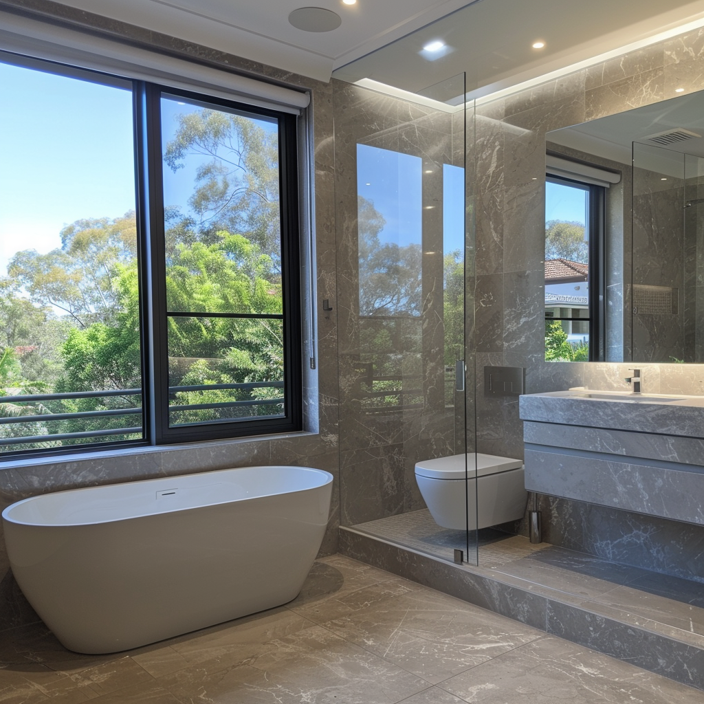 Elegant bathroom fixture installations are completed efficiently in Marrickville homes.